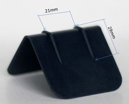 Protector de cantos de plástico 50 x 50x 2 x 50 mm